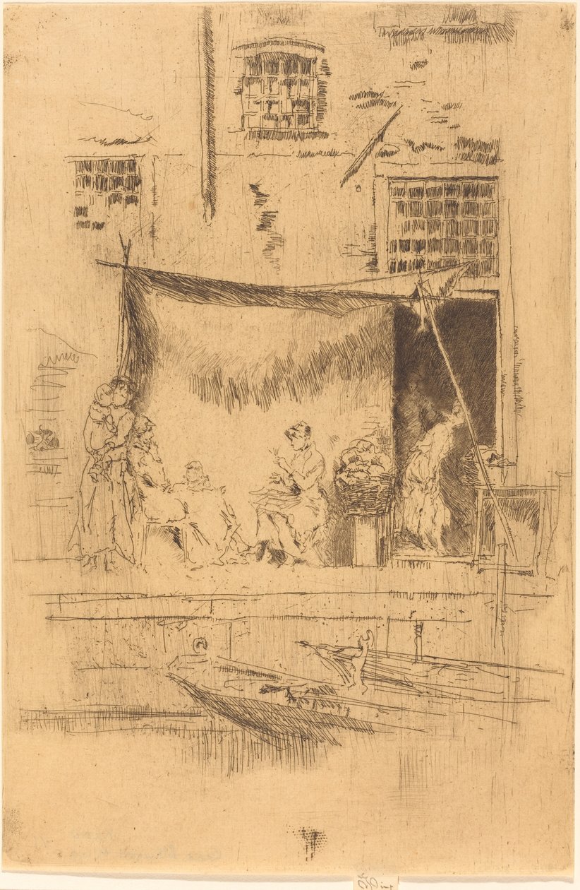 Barraca de Frutas, 1880. de James Abbott McNeill Whistler