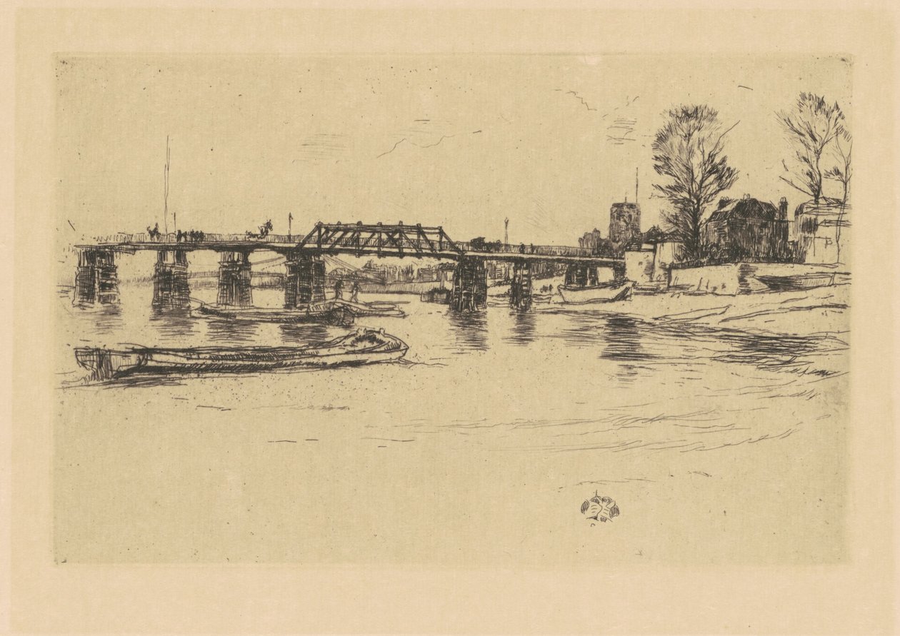 Fulham, 18781879. de James Abbott McNeill Whistler