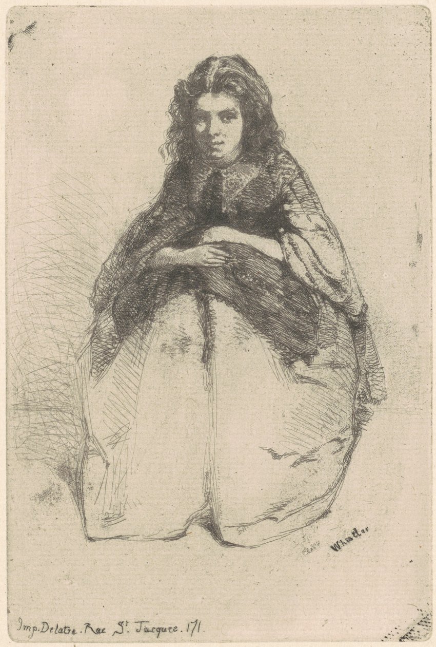 Quadrinhos, 1858. de James Abbott McNeill Whistler