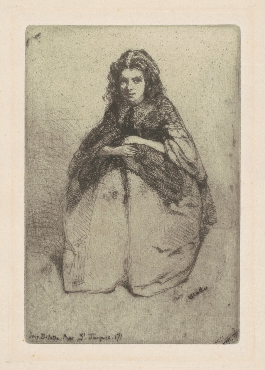 Quadrinhos, 1858. de James Abbott McNeill Whistler