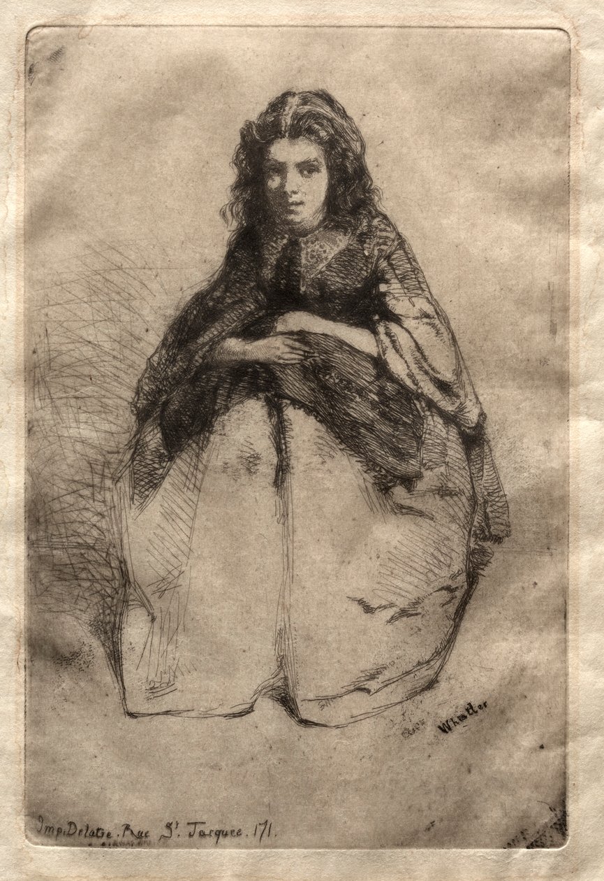 Fummette, 1858. de James Abbott McNeill Whistler