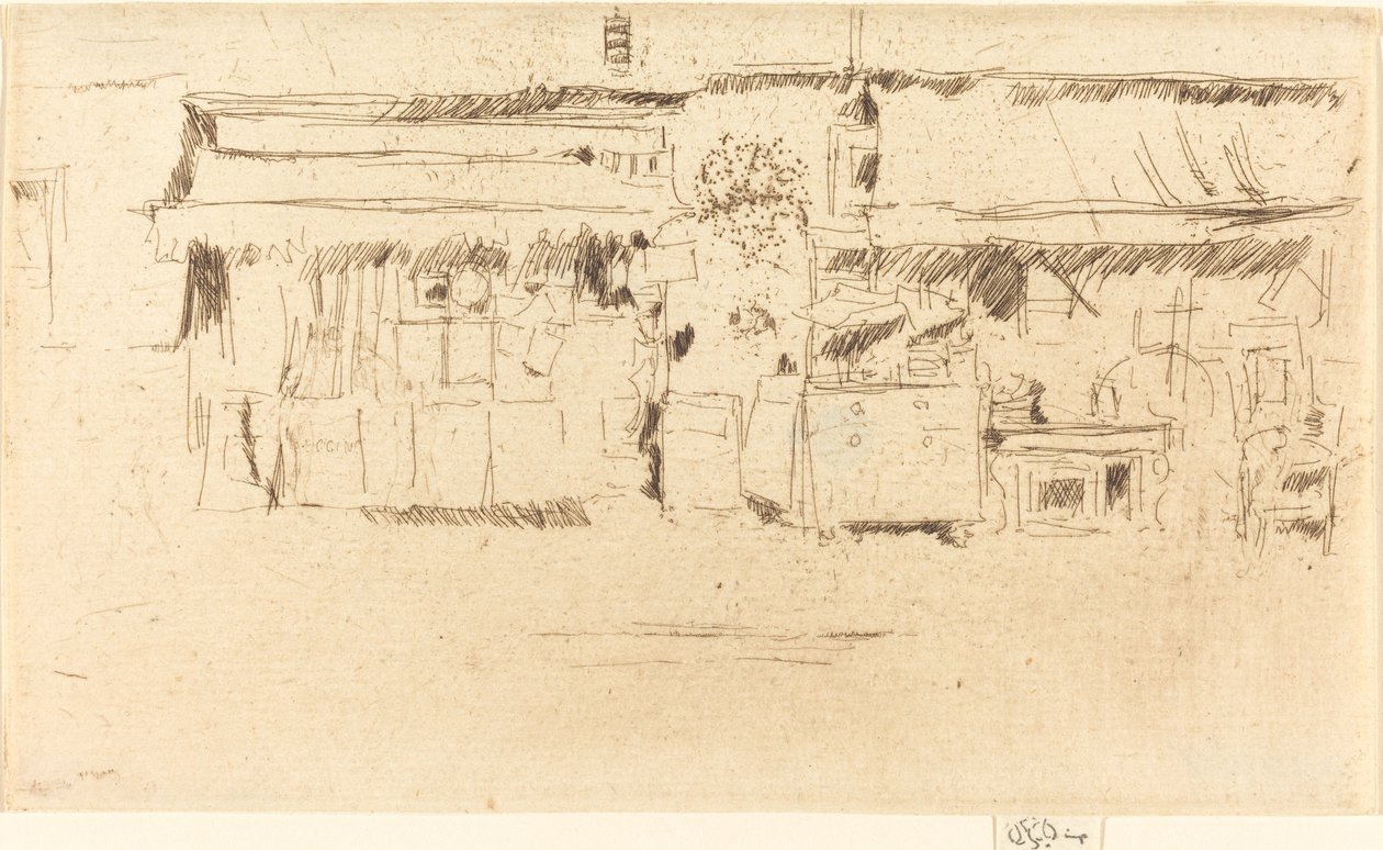 Loja de Móveis, c. 1887. de James Abbott McNeill Whistler