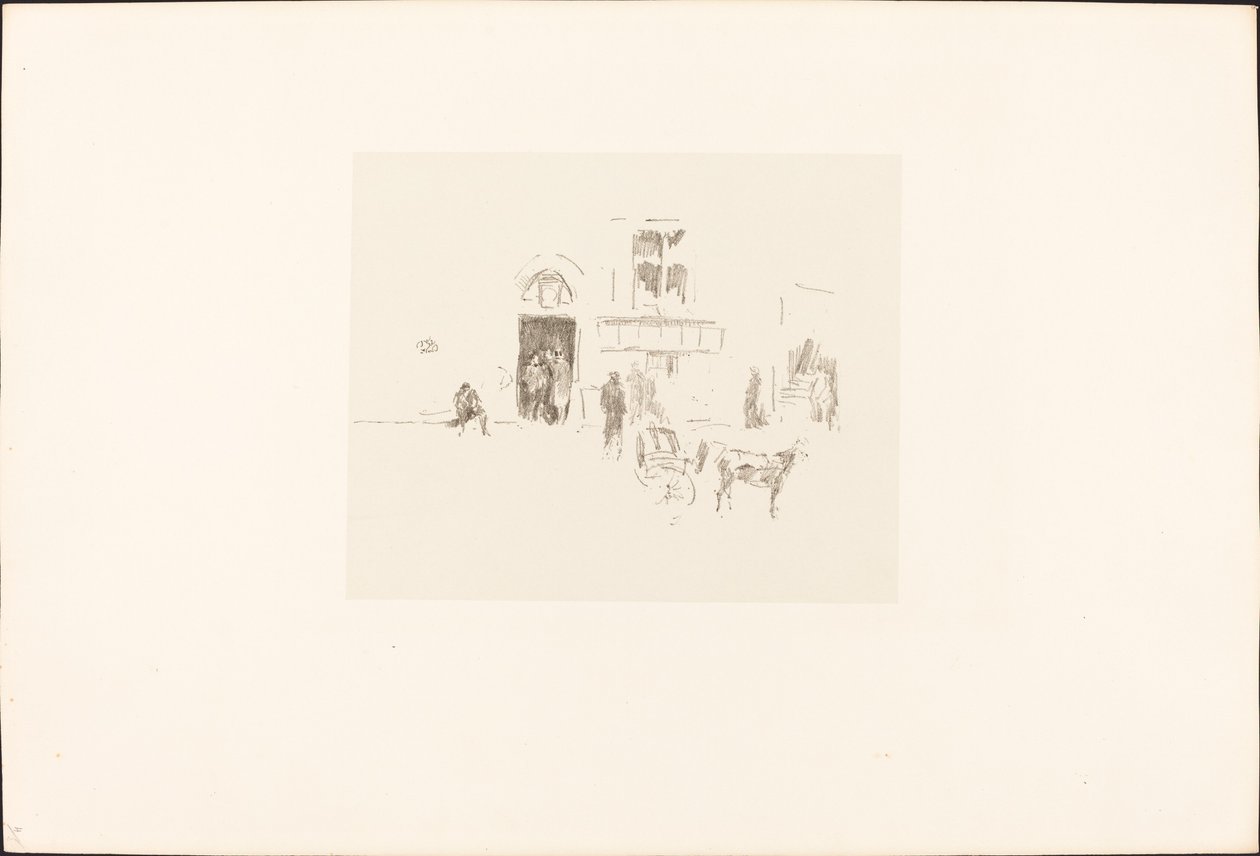 Gaiety Stage Door, 18791887. de James Abbott McNeill Whistler