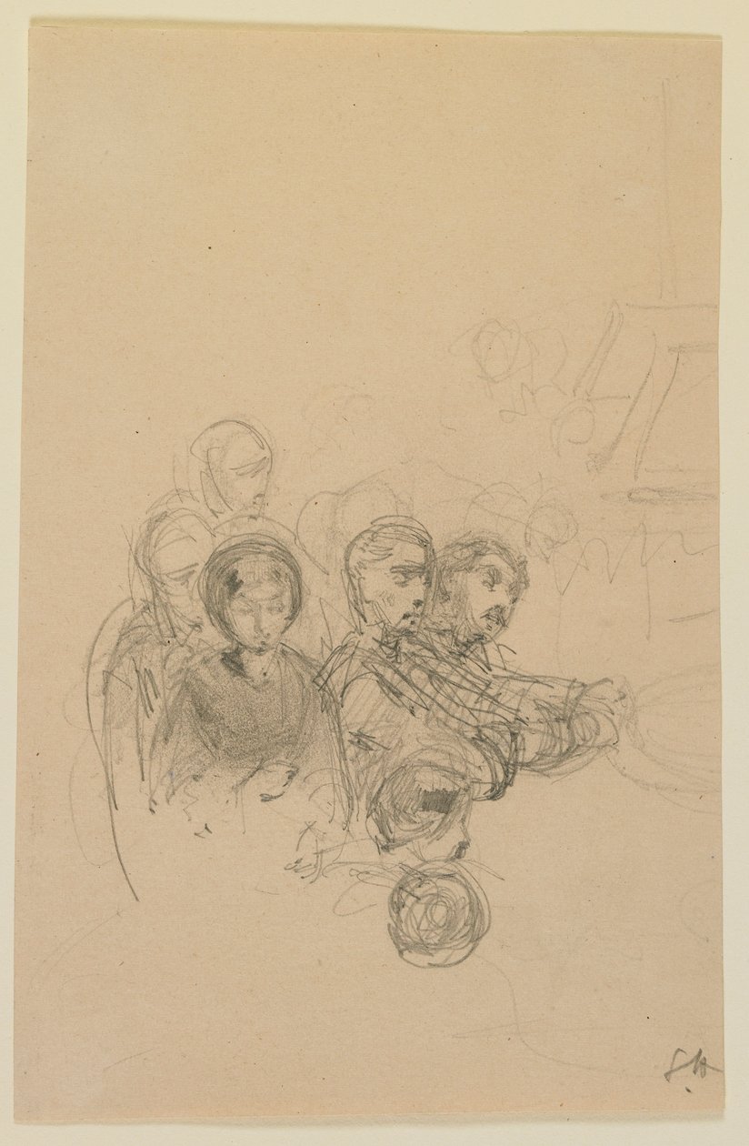 Gamblers, 1858. de James Abbott McNeill Whistler