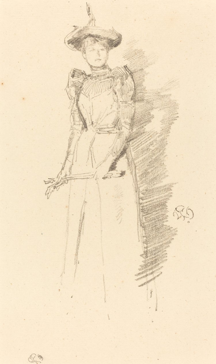 Luvas da Suécia, 1890. de James Abbott McNeill Whistler