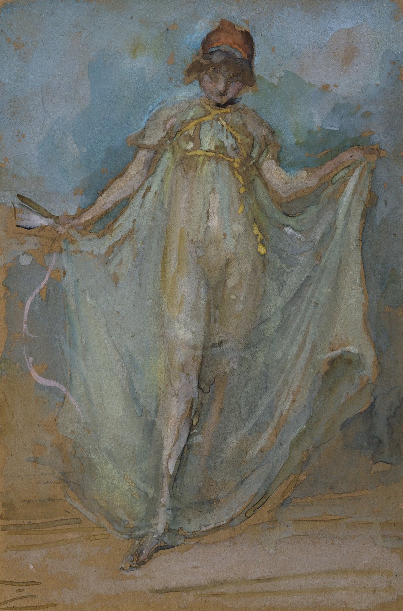 Verde e Ouro, O Dançarino, de James Abbott McNeill Whistler