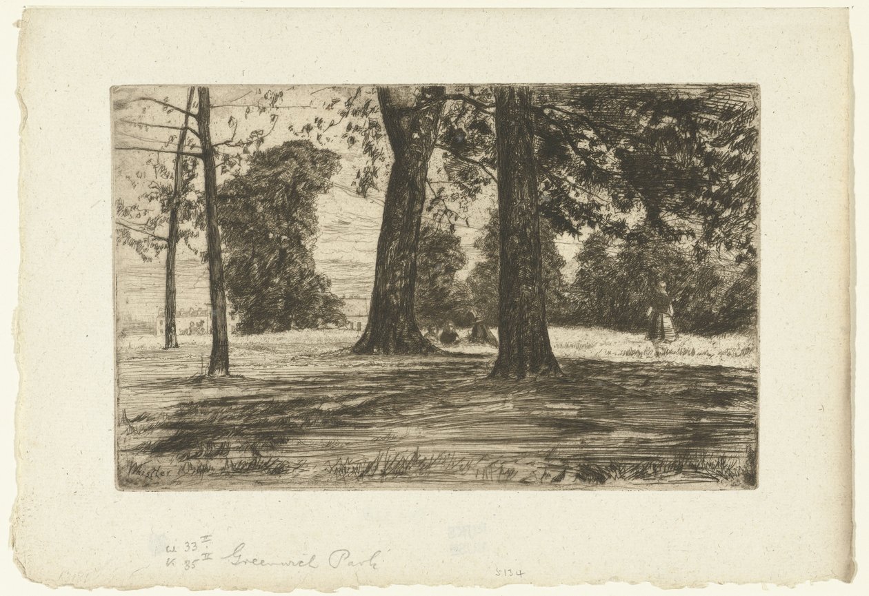 Parque Greenwich de James Abbott McNeill Whistler