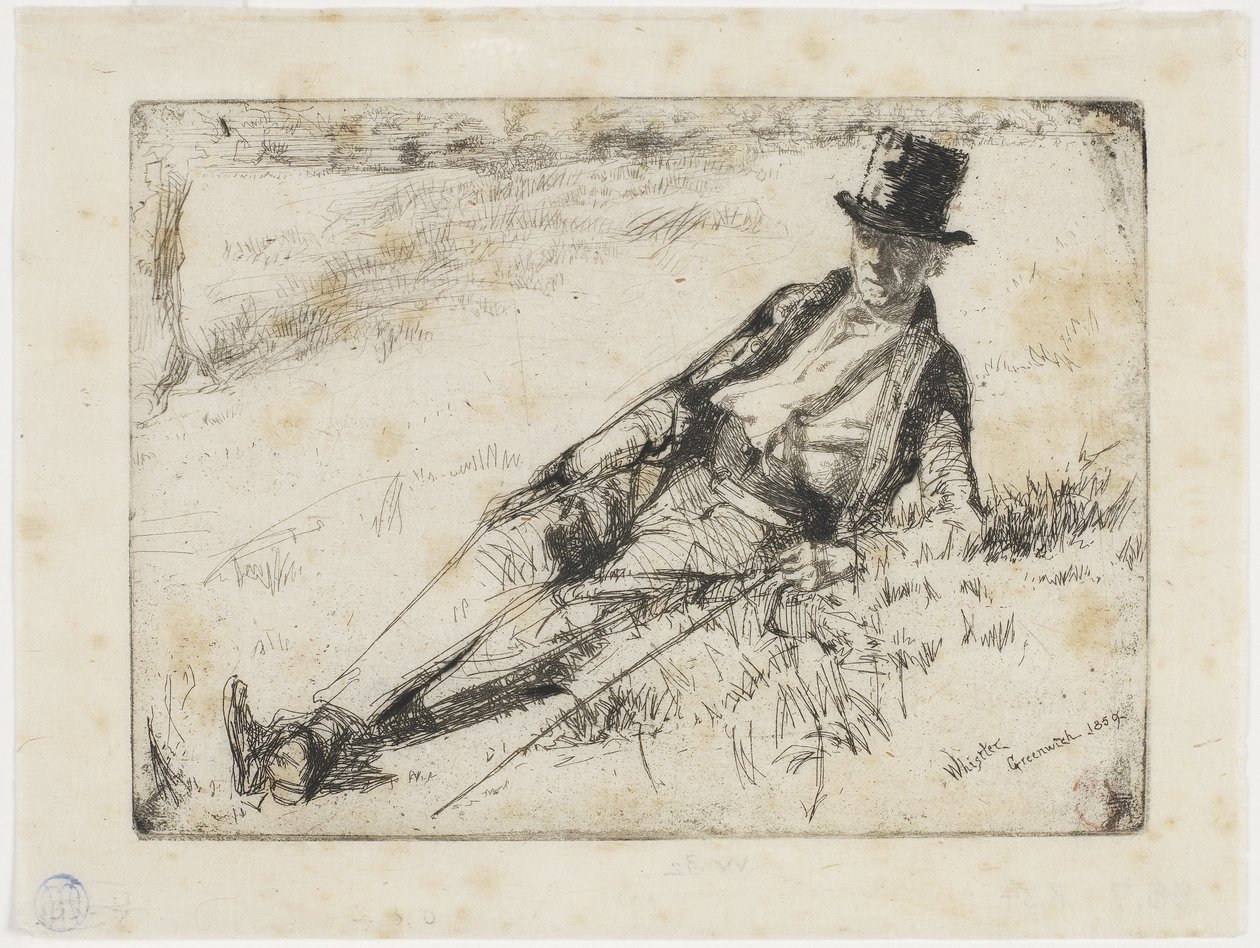 Greenwich Pensioner de James Abbott McNeill Whistler