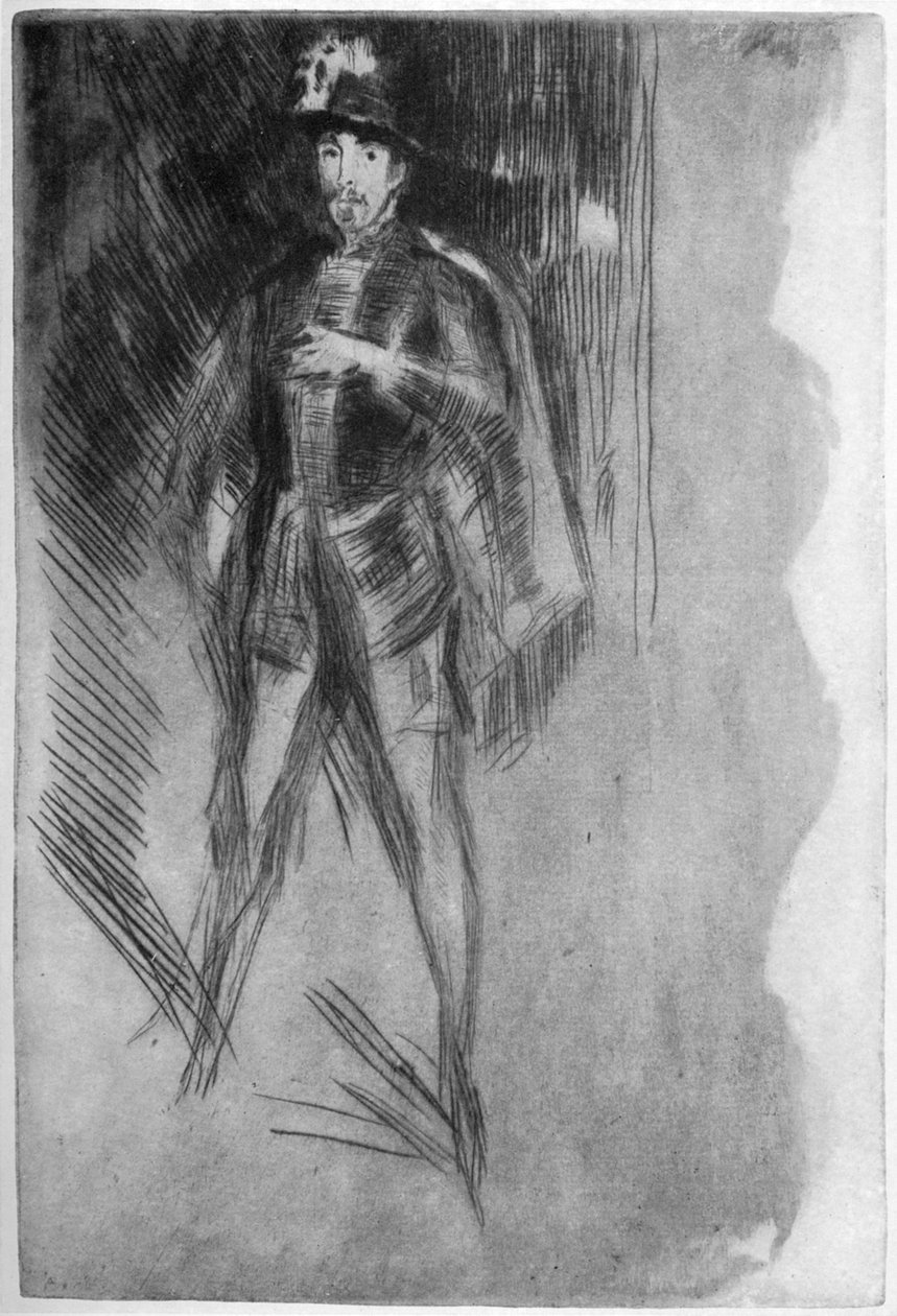 Henry Irving 1838-1905 como Philip of Spain, século XIX 1904. de James Abbott McNeill Whistler