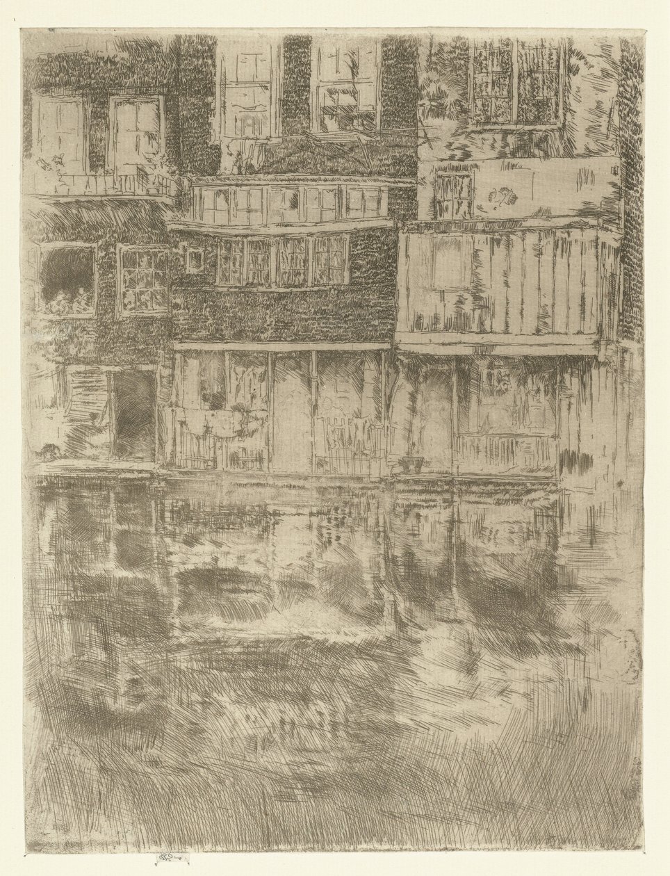 Casas em Amsterdã Square House, Amsterdã de James Abbott McNeill Whistler