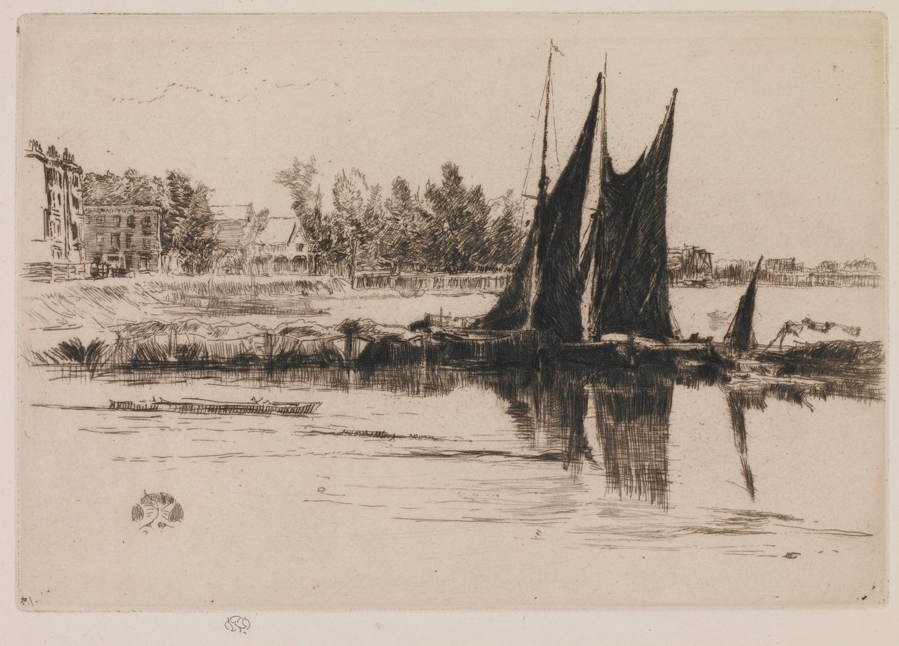 Hurlingham, 1879. de James Abbott McNeill Whistler