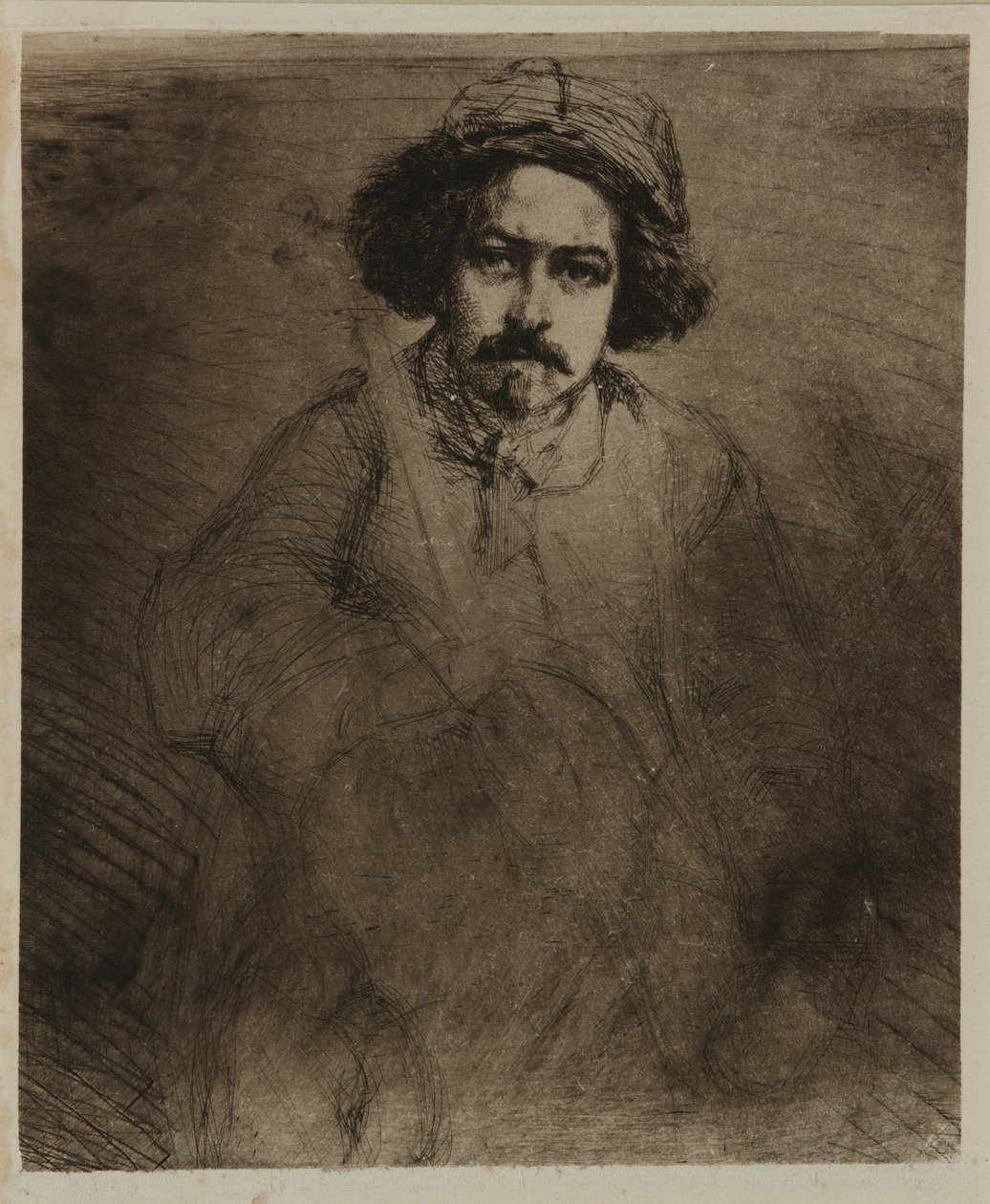 J. Becquet, Escultor, 1859. de James Abbott McNeill Whistler