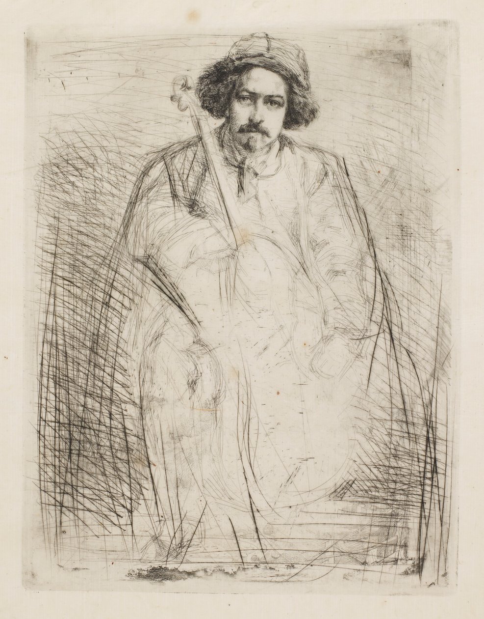 J. Becquet, Sculptor, 1859. de James Abbott McNeill Whistler