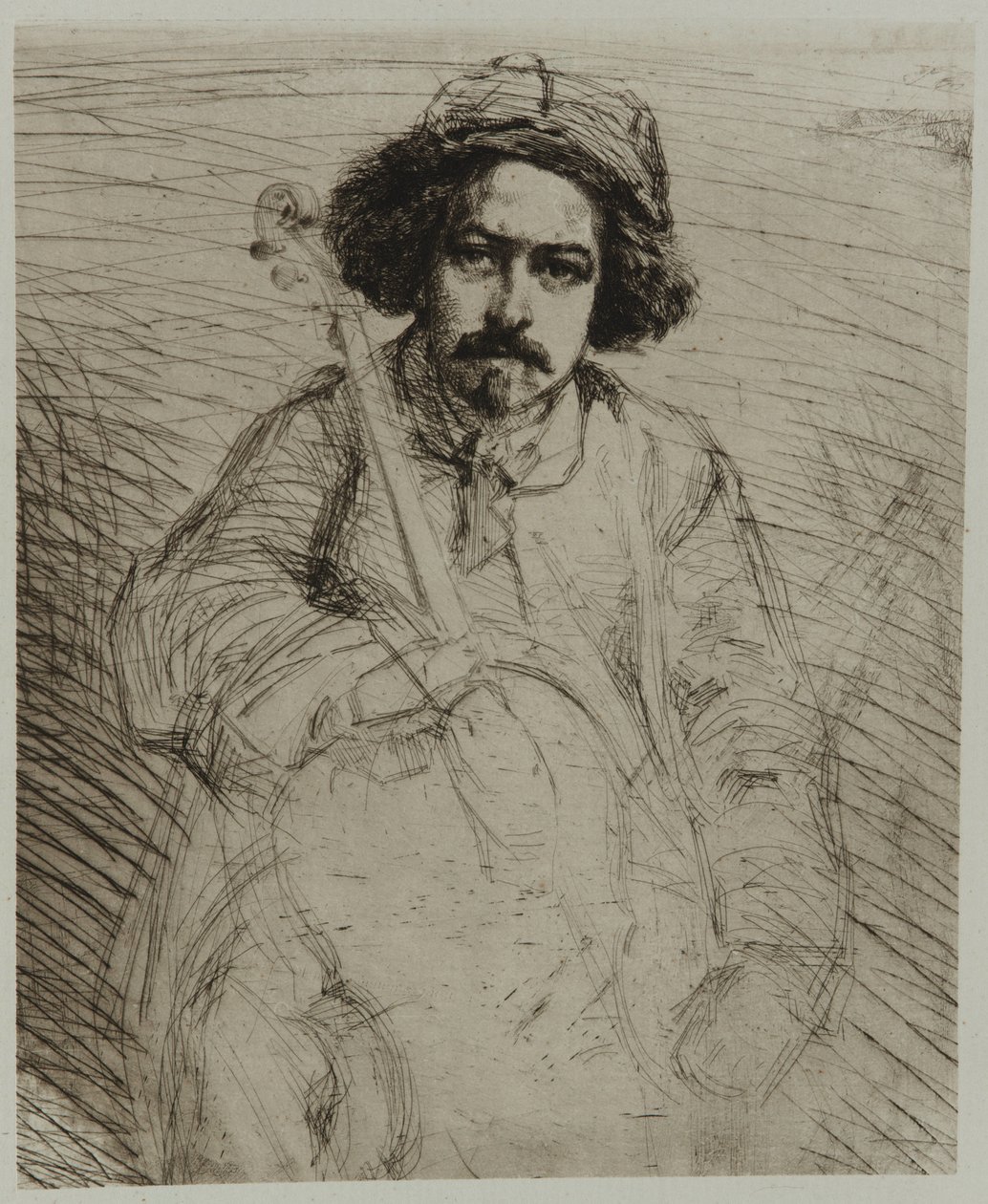 J. Becquet, Escultor, 1859. de James Abbott McNeill Whistler