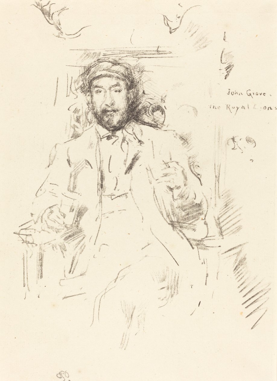John Grove, 1895. de James Abbott McNeill Whistler
