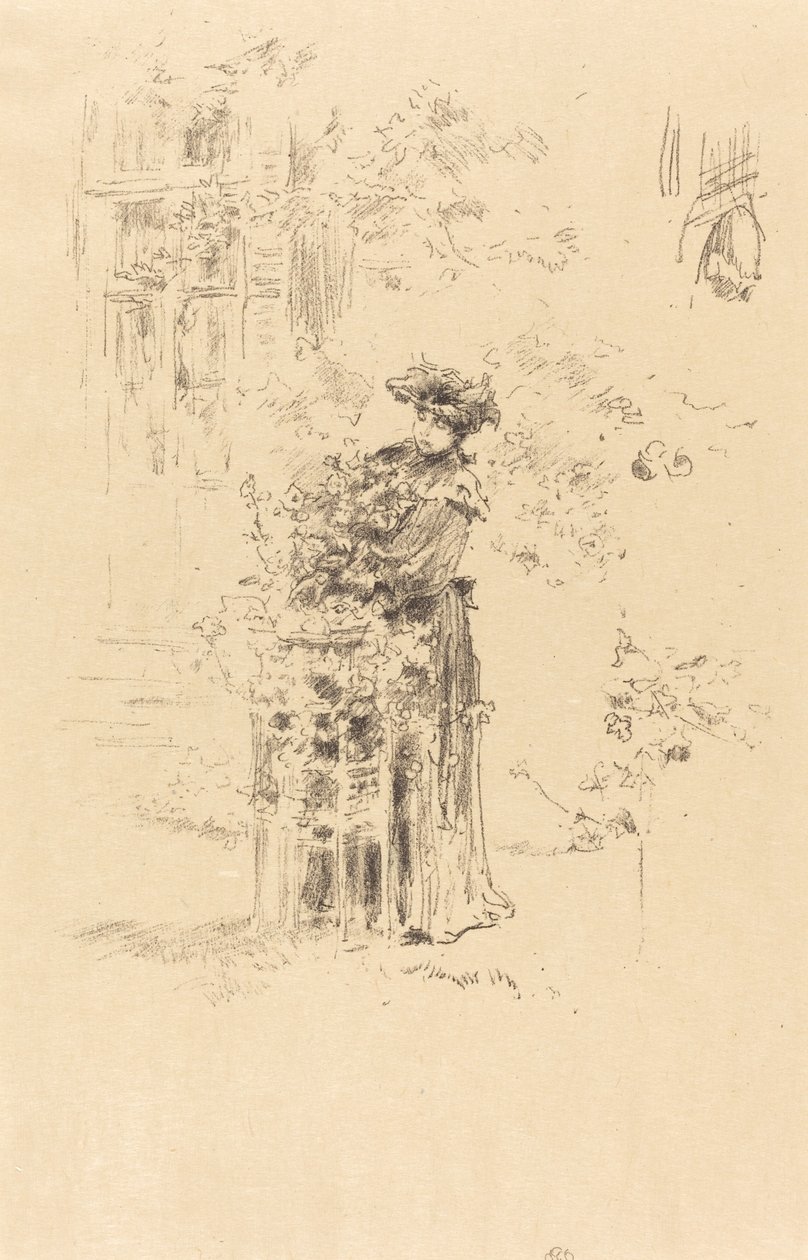 O belo jardineiro, 1894. de James Abbott McNeill Whistler