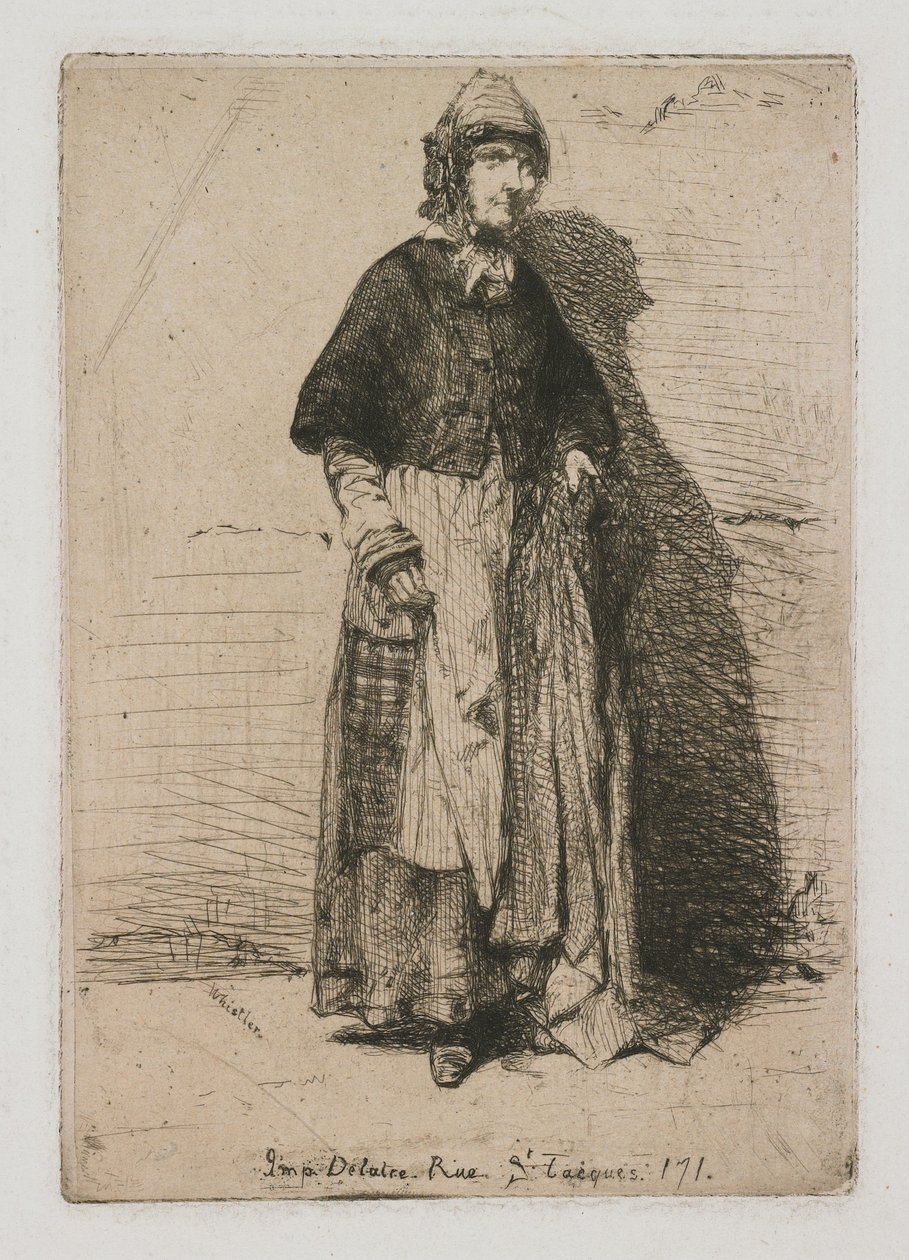 Mãe Gérard, de Doze gravuras da natureza de James Abbott McNeill Whistler