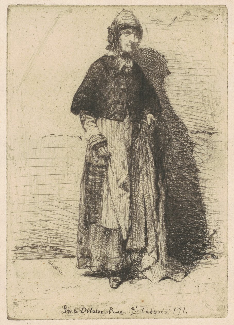 La Mère Gérard, 1858. de James Abbott McNeill Whistler