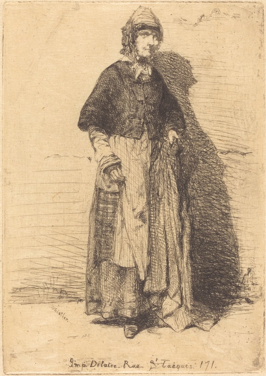 La Mère Gérard, 1858. de James Abbott McNeill Whistler