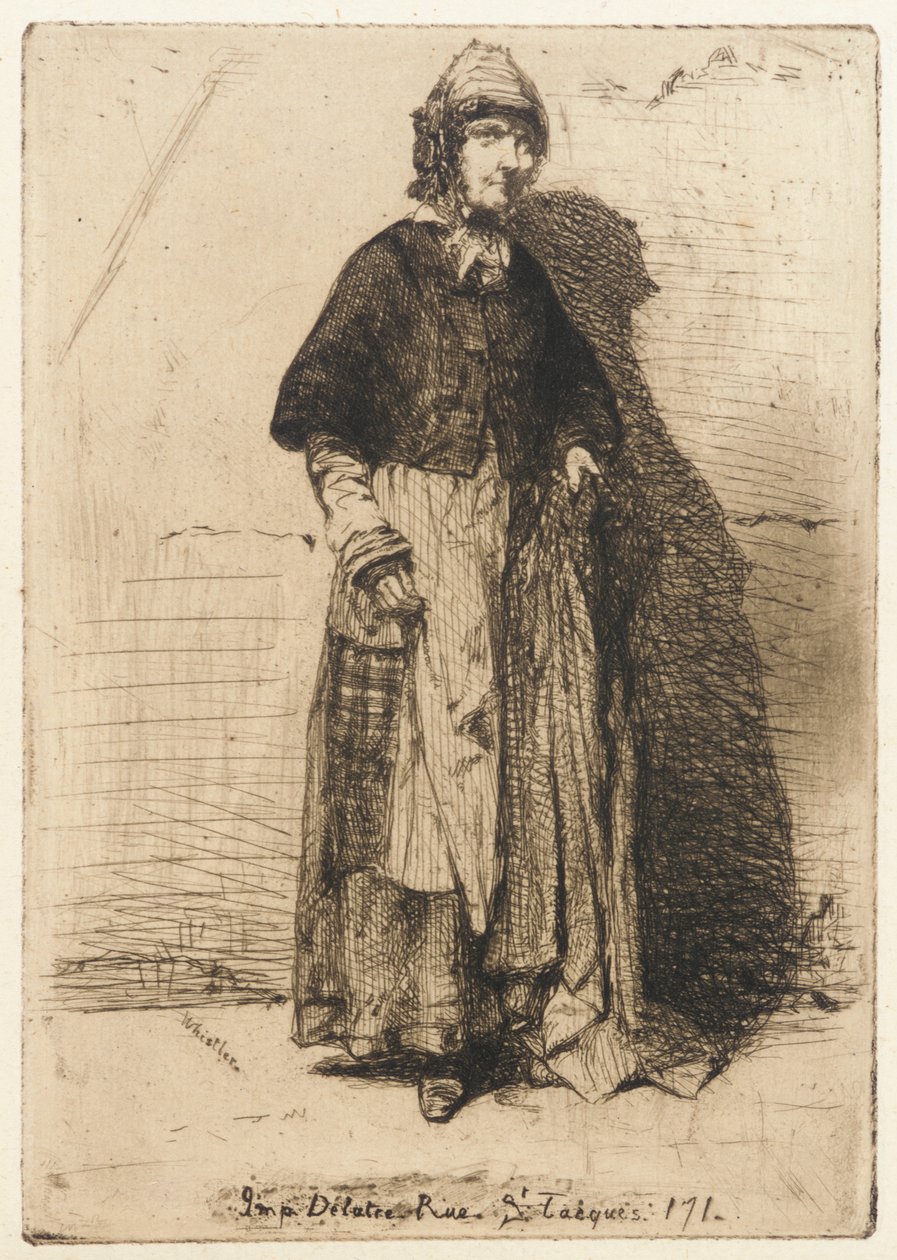 Madre Geraldo, 1858. de James Abbott McNeill Whistler