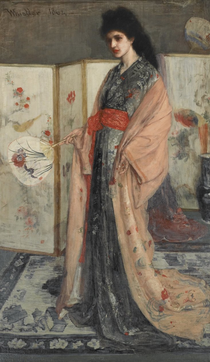 A Princesa da Terra da Porcelana 1863-65 (óleo sobre tela) de James Abbott McNeill Whistler