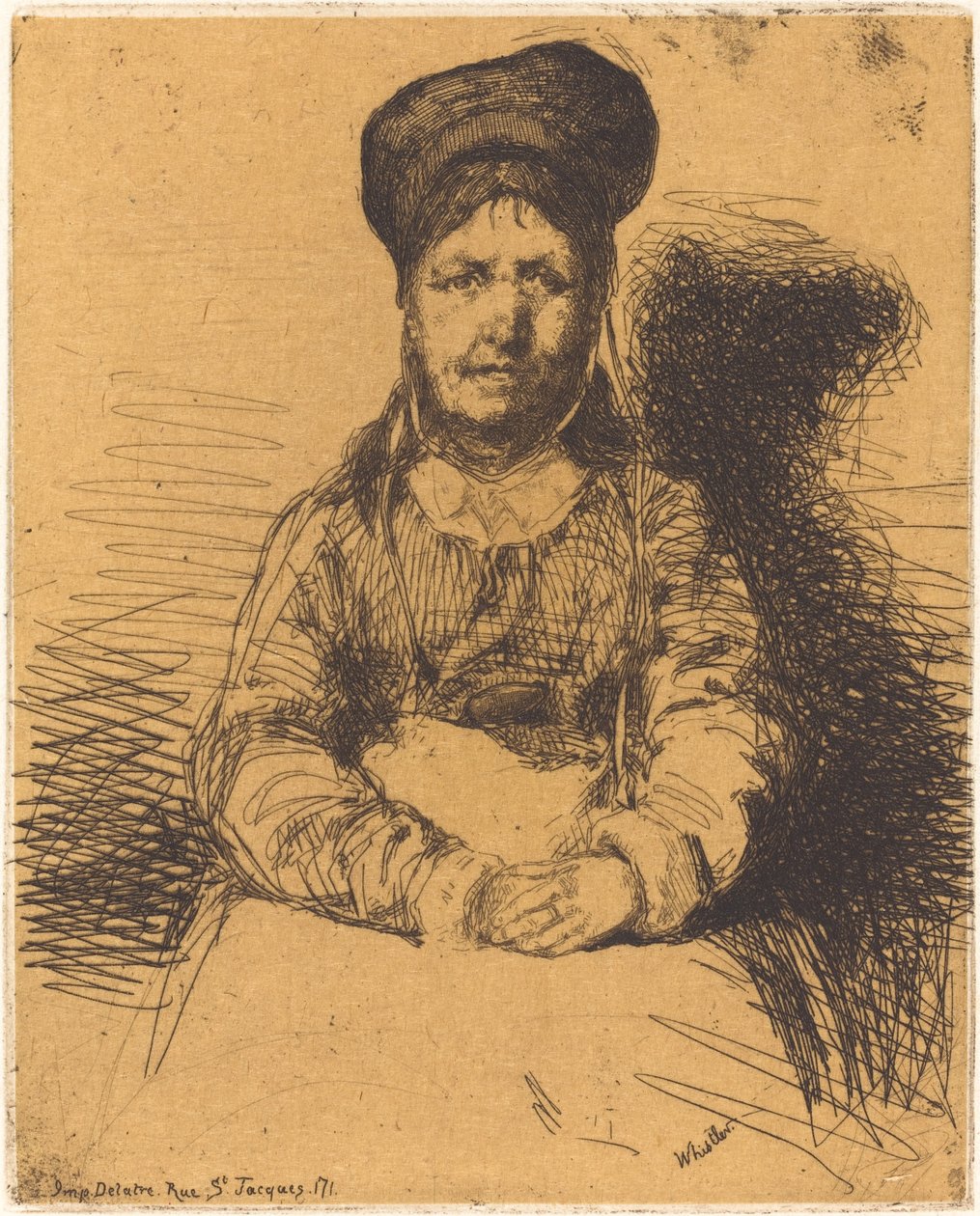 La Retameuse, 1858. de James Abbott McNeill Whistler