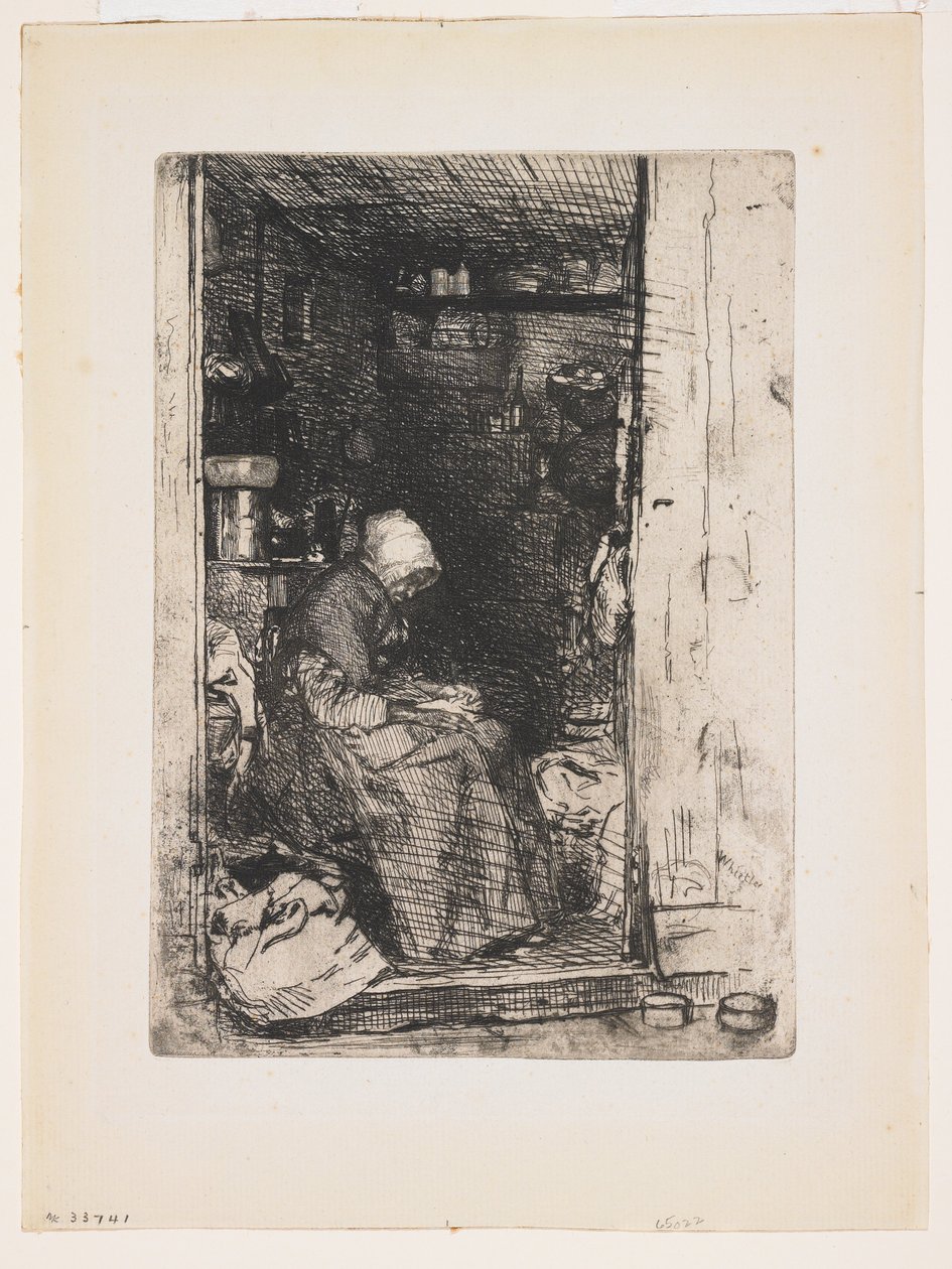 A Velha dos Trapos de Doze águas-fortes da natureza de James Abbott McNeill Whistler
