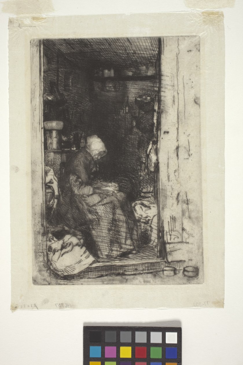 La Vielle Aux Loques (gravura) de James Abbott McNeill Whistler
