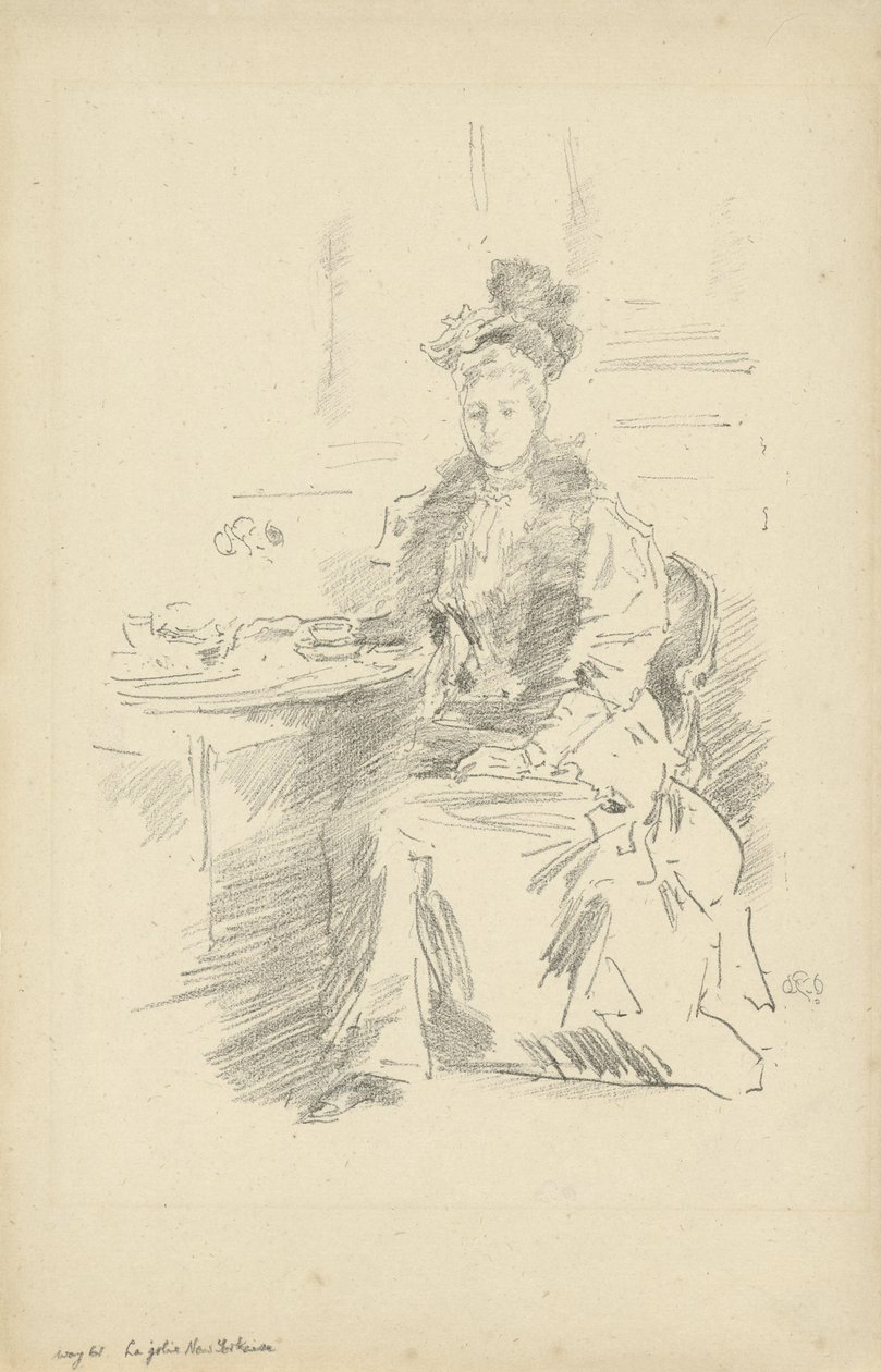 A bela nova-iorquina de James Abbott McNeill Whistler