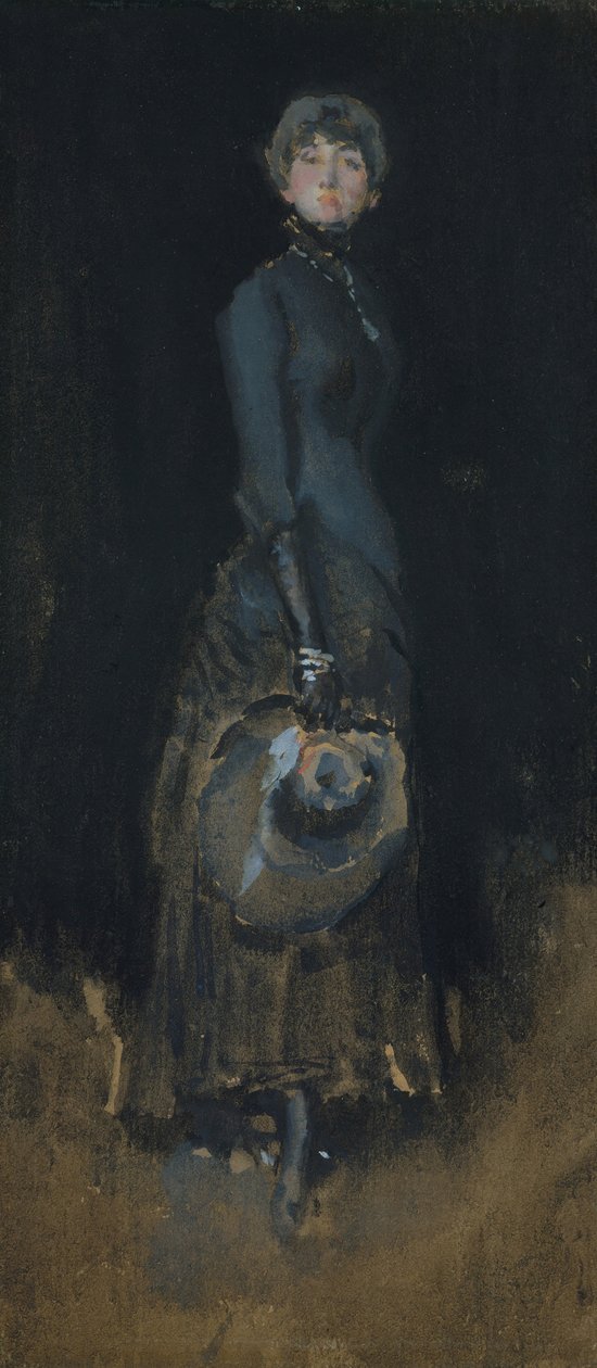 Dama de Cinza, ca. 1883. de James Abbott McNeill Whistler