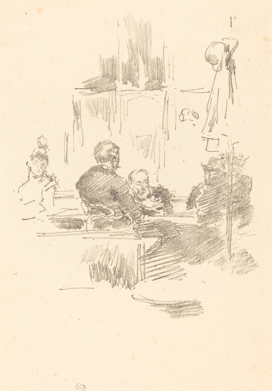 Late Picquet, 1894. de James Abbott McNeill Whistler