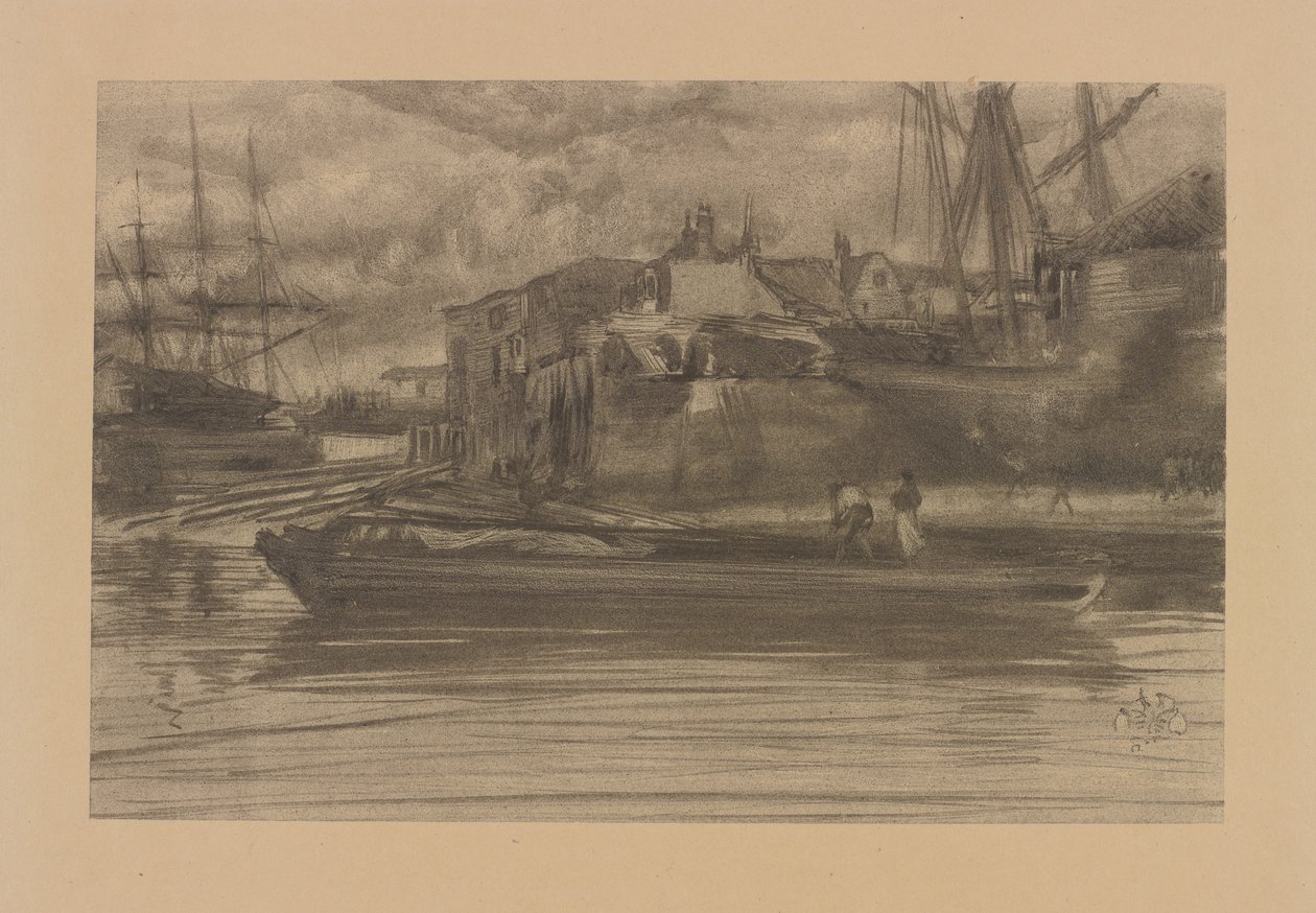 Limehouse, 1878. de James Abbott McNeill Whistler