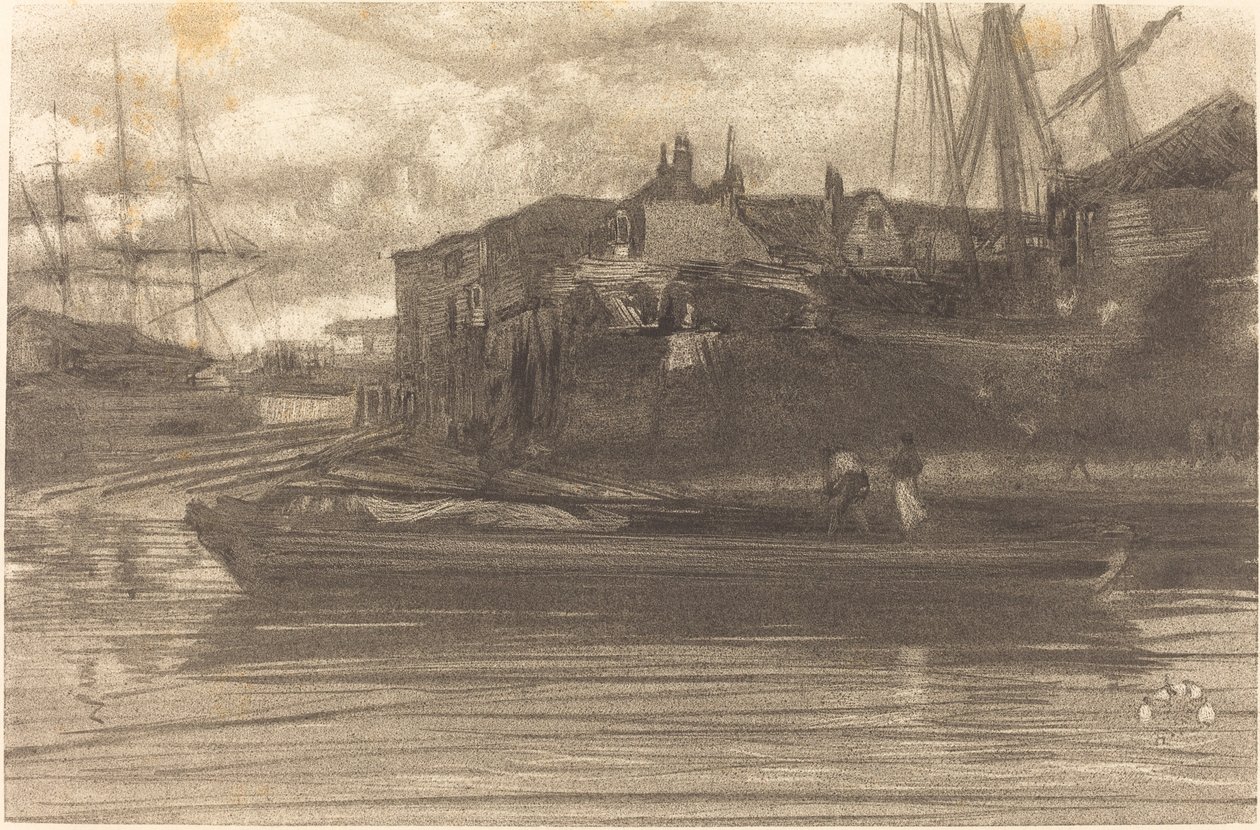 Limehouse, 1878. de James Abbott McNeill Whistler