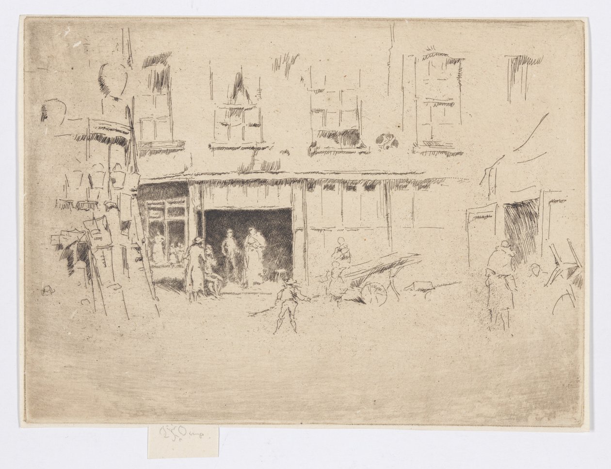 Little Court, c.1880-81 (gravura; tinta sobre papel) de James Abbott McNeill Whistler