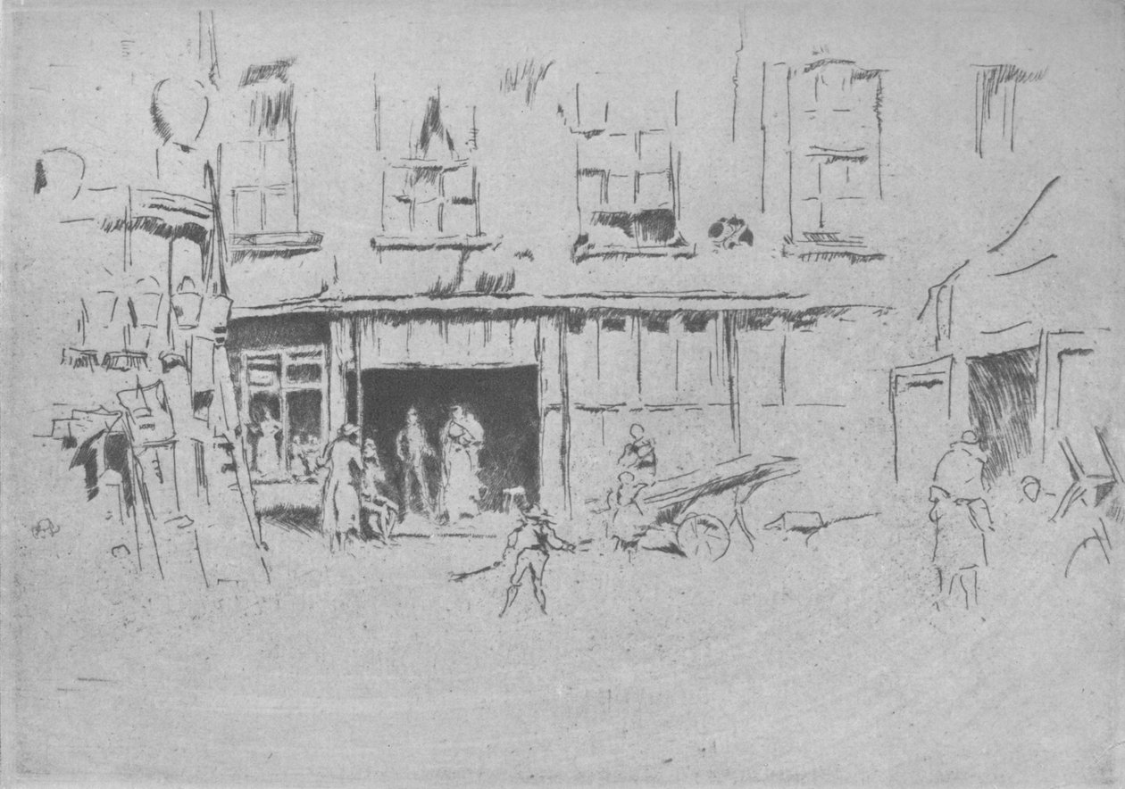 Pequena Corte, c1881, 1904 de James Abbott McNeill Whistler