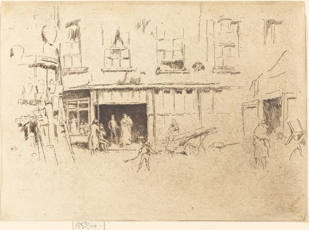 Pequeno Tribunal, c. 18801881. de James Abbott McNeill Whistler