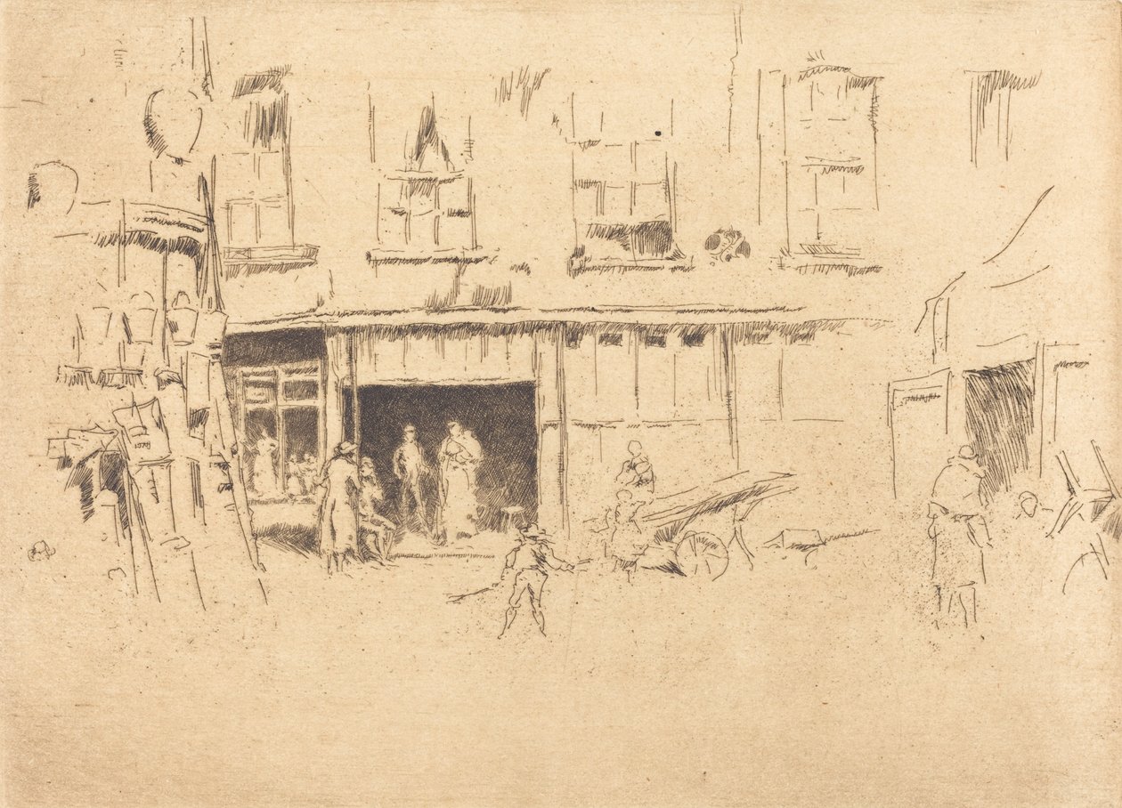 Pequeno Tribunal, c. 18801881. de James Abbott McNeill Whistler