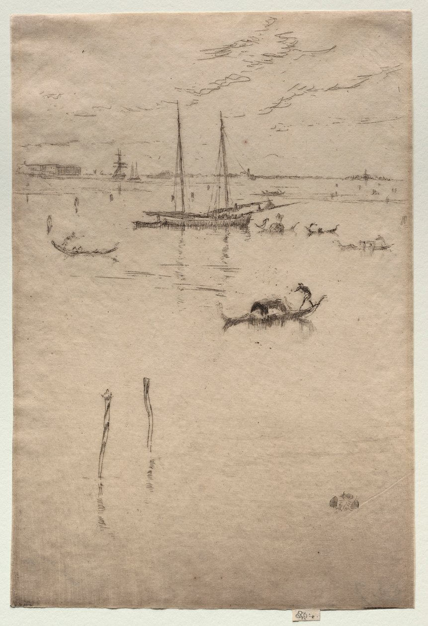 Pequena Lagoa. de James Abbott McNeill Whistler