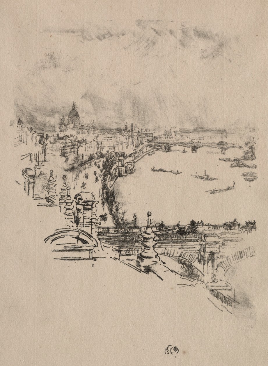 Pequena Londres. de James Abbott McNeill Whistler