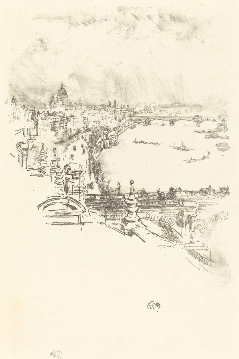 Pequena Londres, 1896. de James Abbott McNeill Whistler