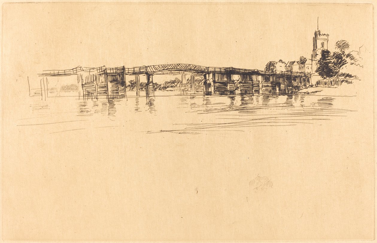 O pequeno Putney No. 1, 1879. de James Abbott McNeill Whistler