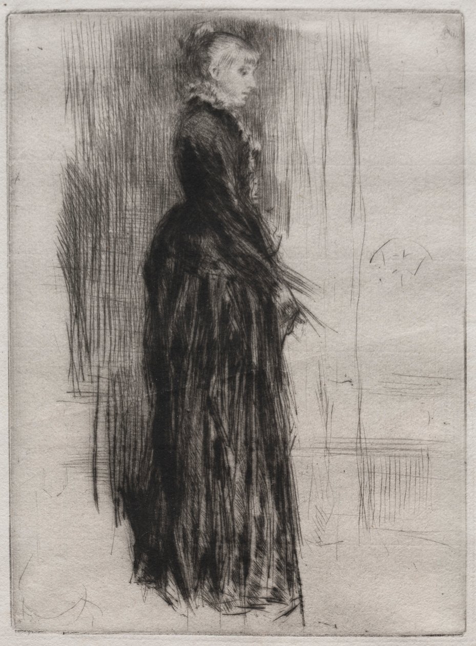 Pouco vestido de veludo. de James Abbott McNeill Whistler