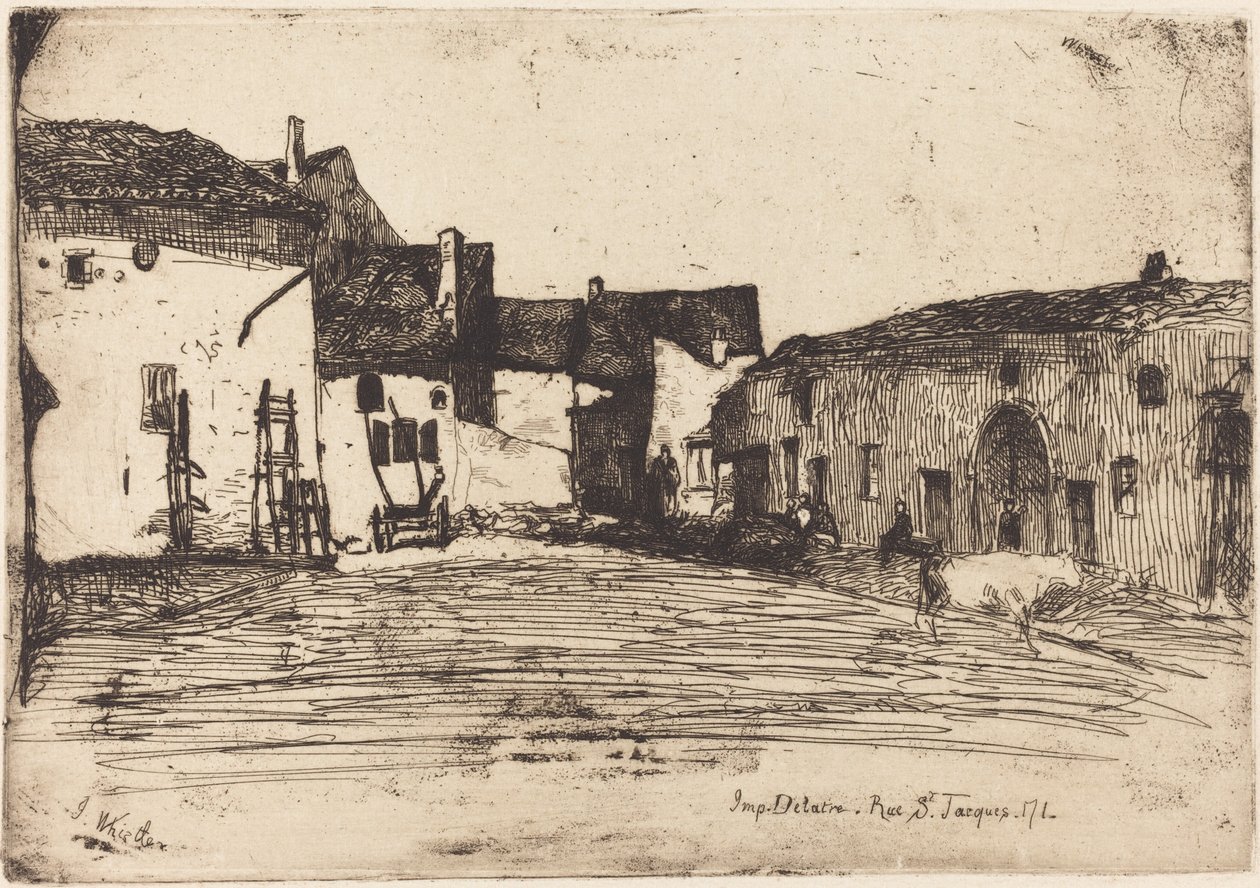 Liverdun, 1858. de James Abbott McNeill Whistler