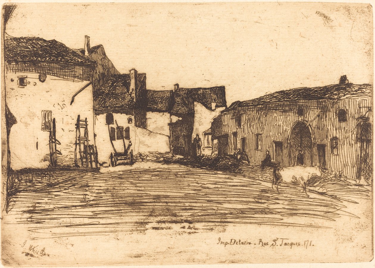 Liverdun, 1858. de James Abbott McNeill Whistler