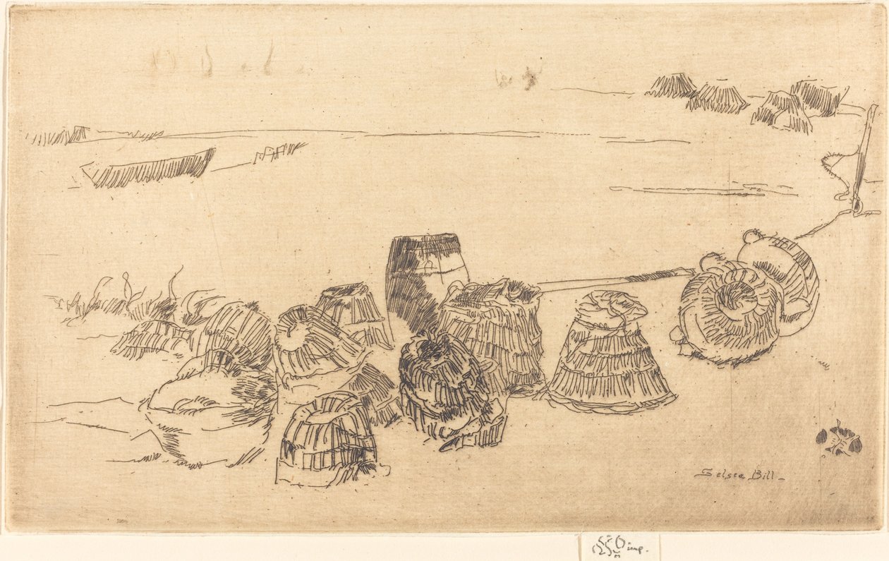 Lobster-Pots, c. 18801881. de James Abbott McNeill Whistler