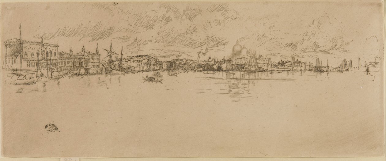 Longa Veneza, 1879-1880. de James Abbott McNeill Whistler