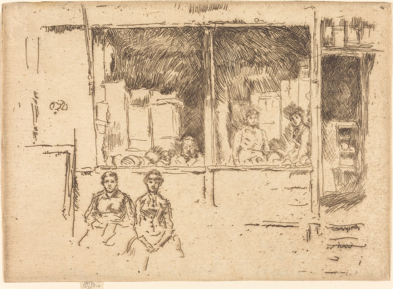 Melon-Shop, Hounsditch, c. 18861888. de James Abbott McNeill Whistler