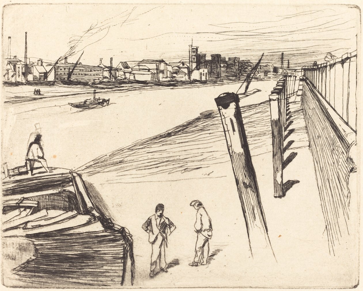 Millbank, 1861. de James Abbott McNeill Whistler