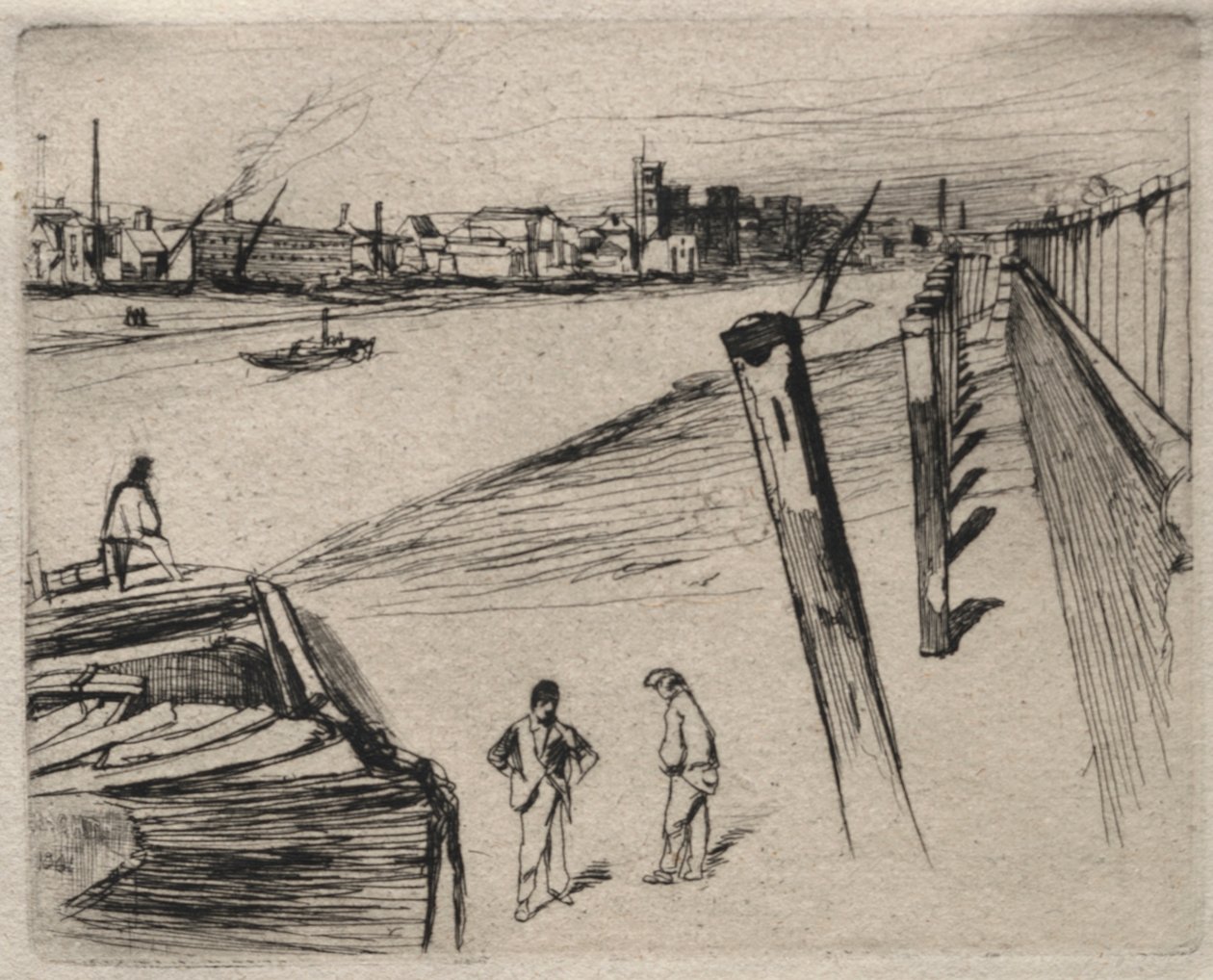 Millbank, 1861. de James Abbott McNeill Whistler