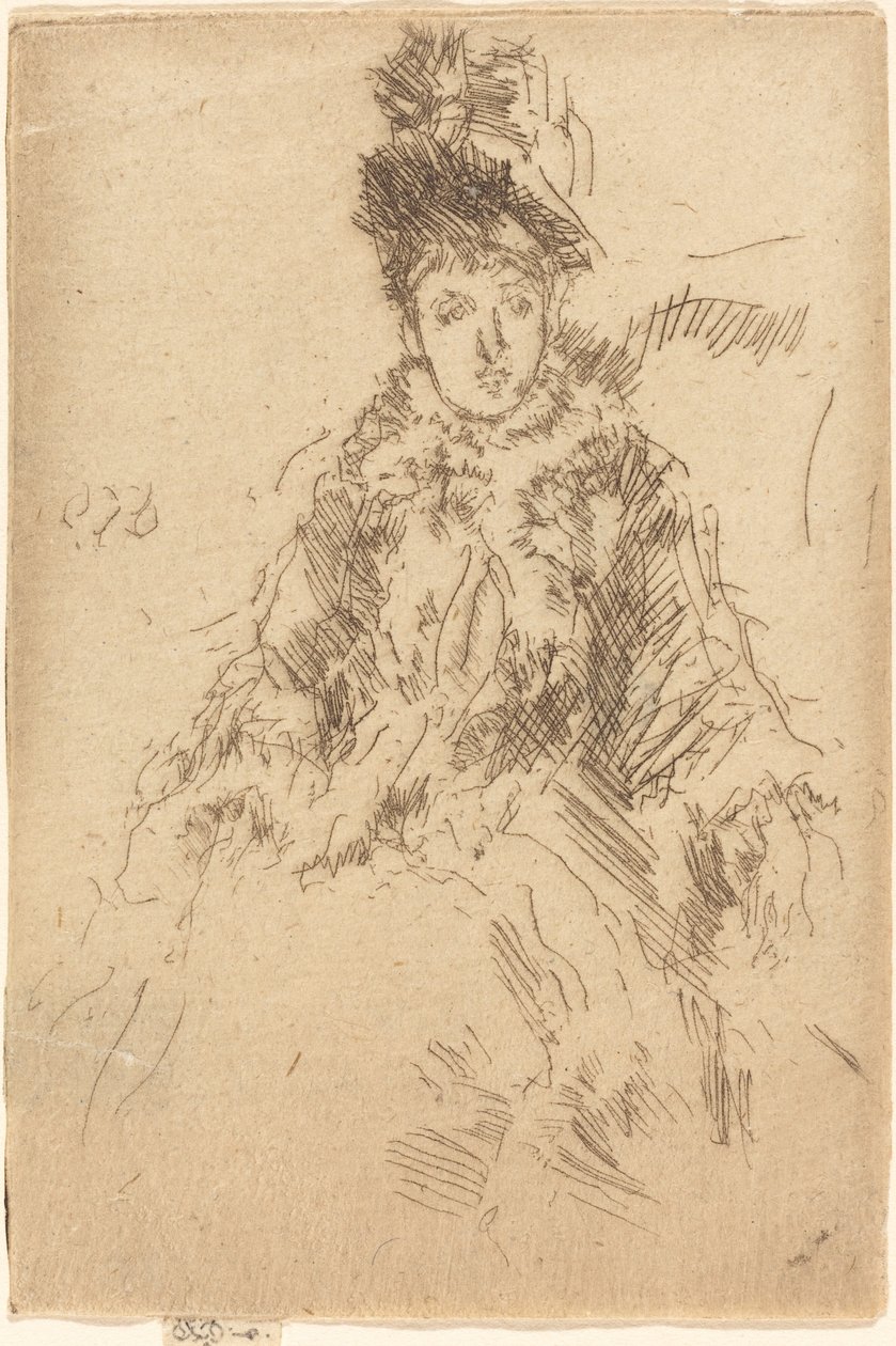 Miss Lenoir, c. 1887. de James Abbott McNeill Whistler